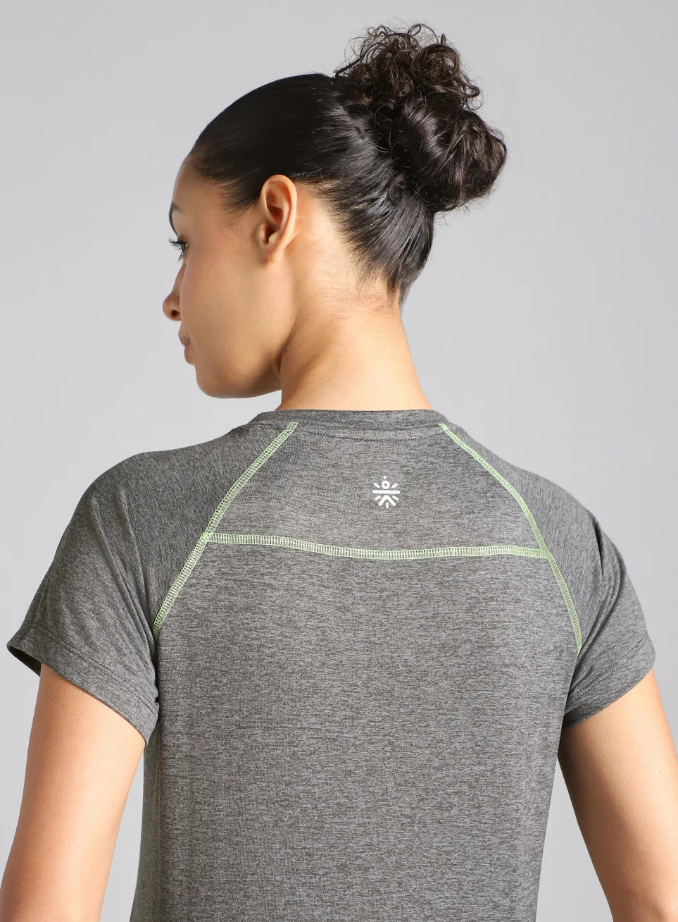Women's Muscle Flex Dark Grey COMFORtech T-shirt - Image 8