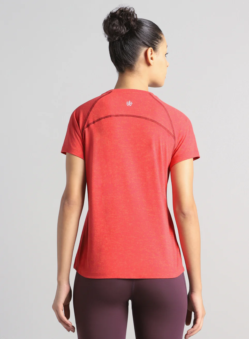 Women's Muscle Flex Pink COMFORtech T-shirt - Image 6