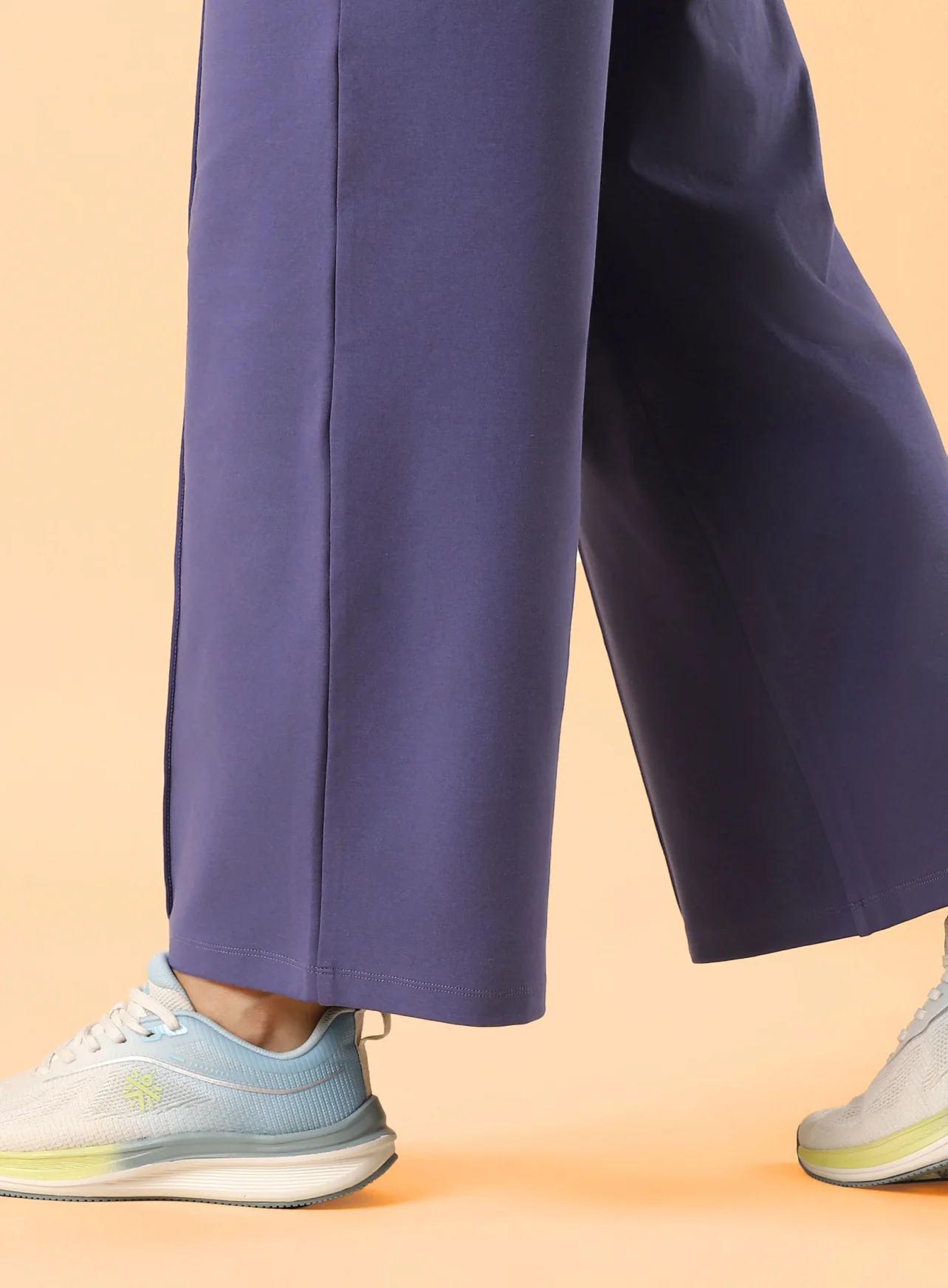 Women's Navy Flex Premium Wide Leg High Waist Pants - Image 8