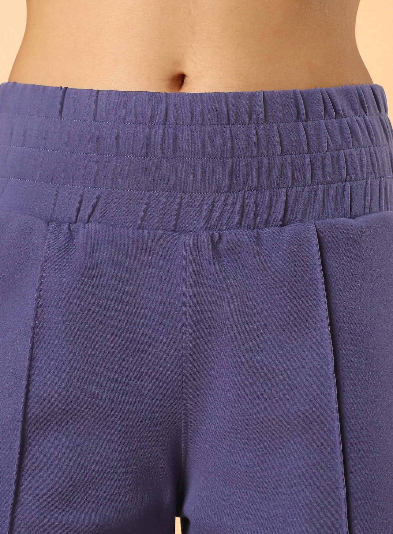 Women's Navy Flex Premium Wide Leg High Waist Pants - Image 9