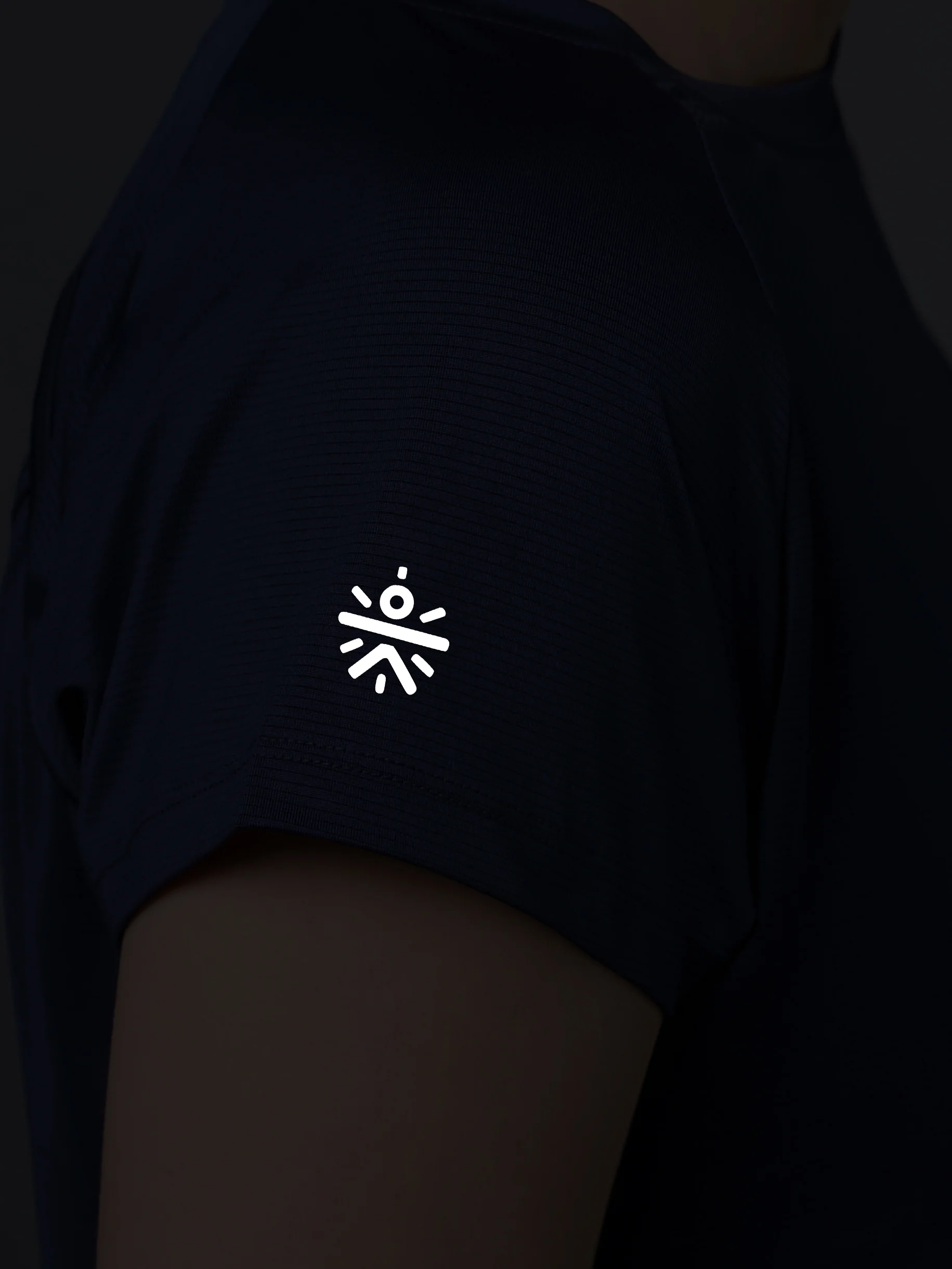 Women's Navy Run Forward T-shirt - Image 8