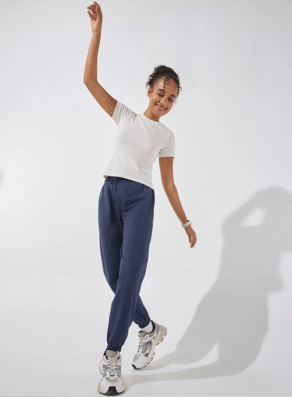 Women's Navy Soft Form Classic Joggers - Image 2