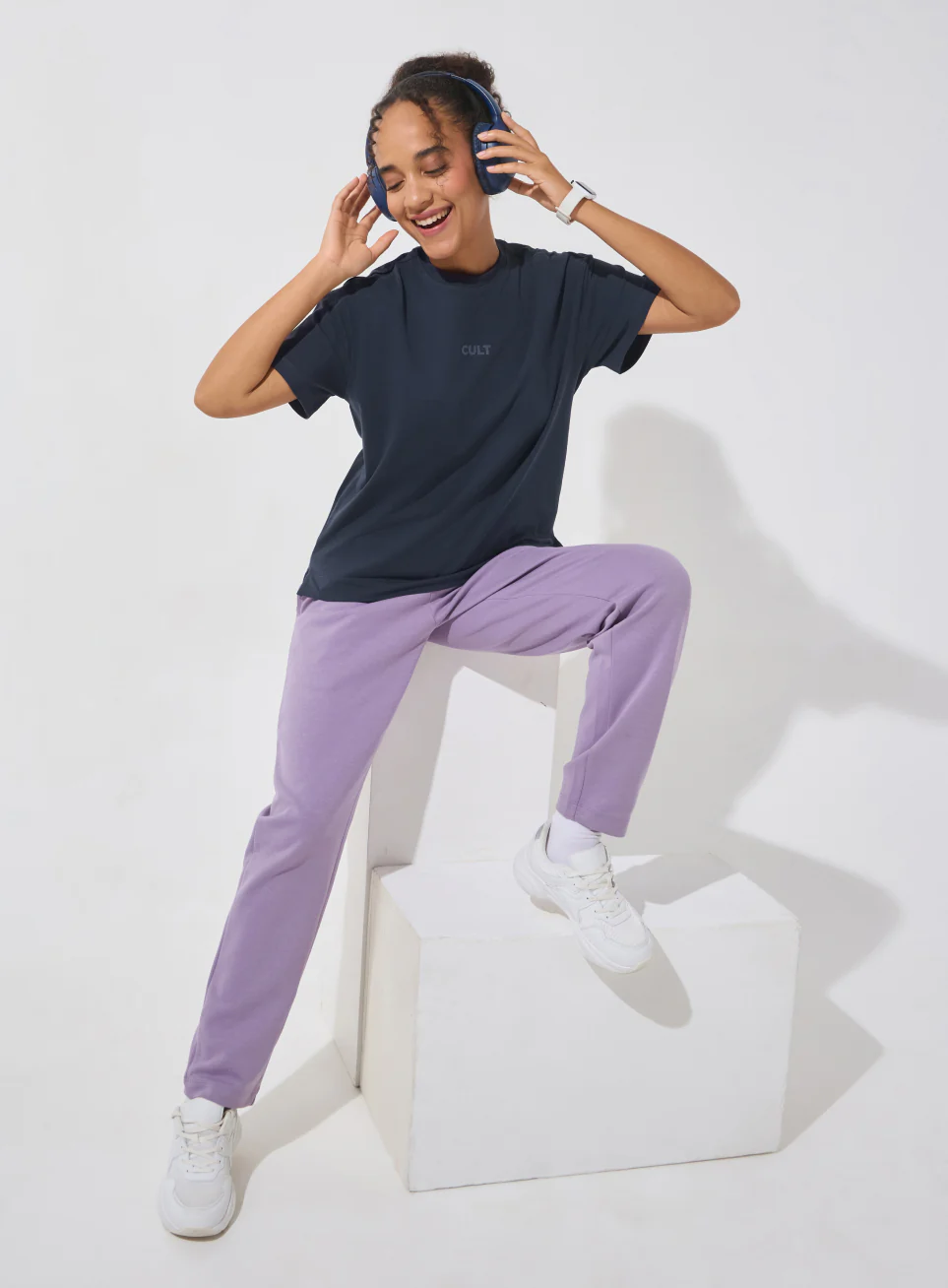 Women's Navy Soft Form Easy Fit Everyday T-shirt - Image 3