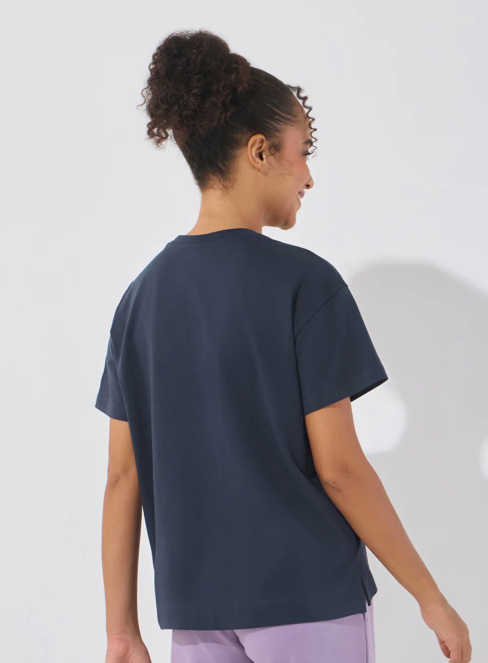 Women's Navy Soft Form Easy Fit Everyday T-shirt - Image 6