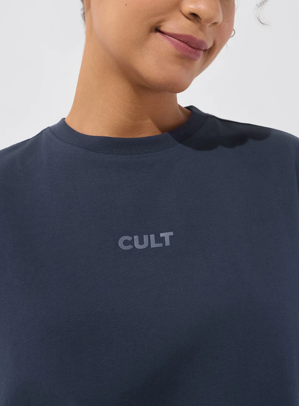 Women's Navy Soft Form Easy Fit Everyday T-shirt - Image 7