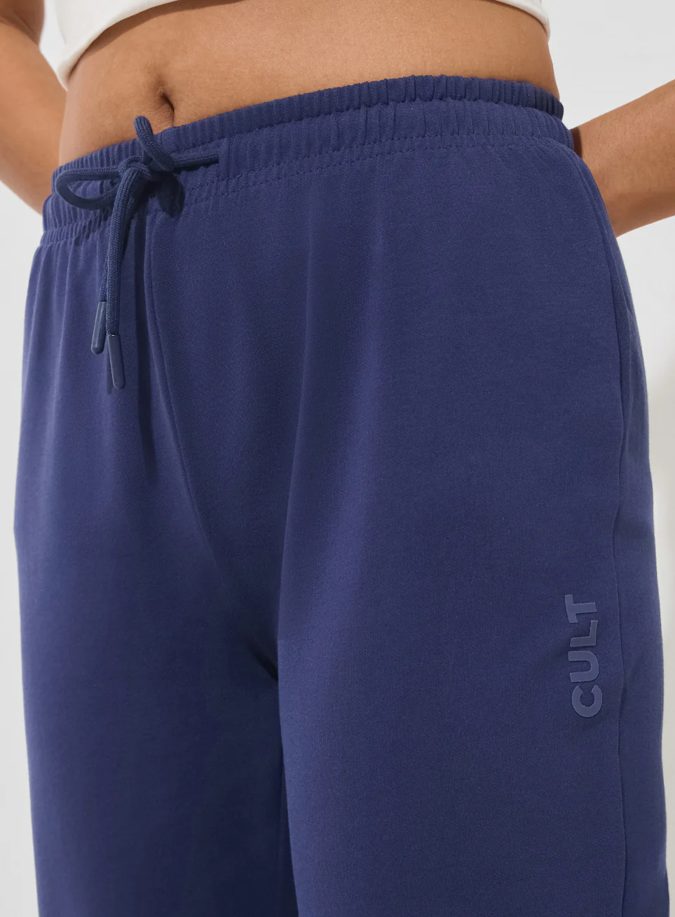Women's Navy Soft Form Flow Flared Pants - Image 7