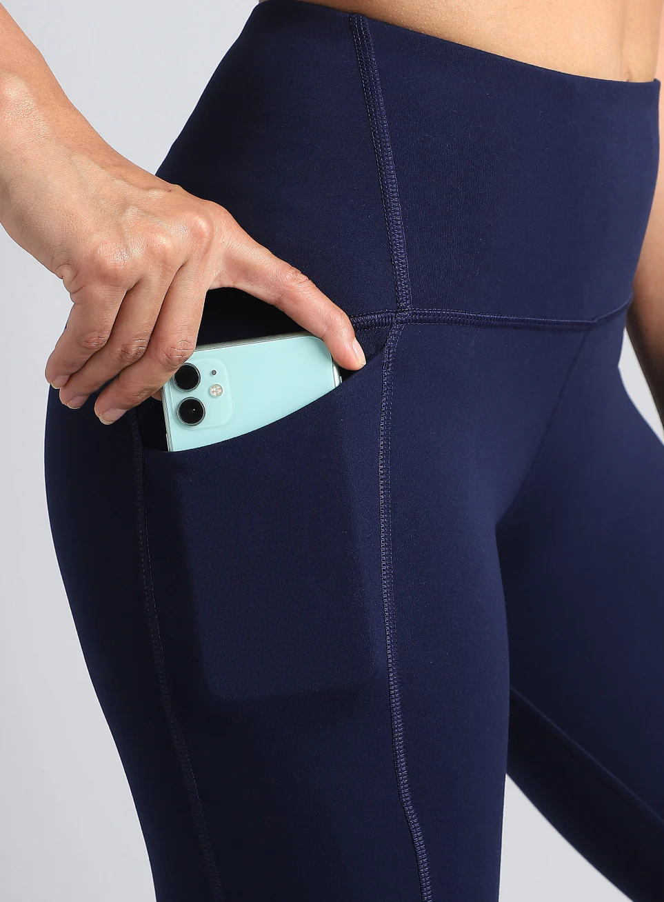 Women's Navy Training Shape Shifter COMFlex Tights - Image 7