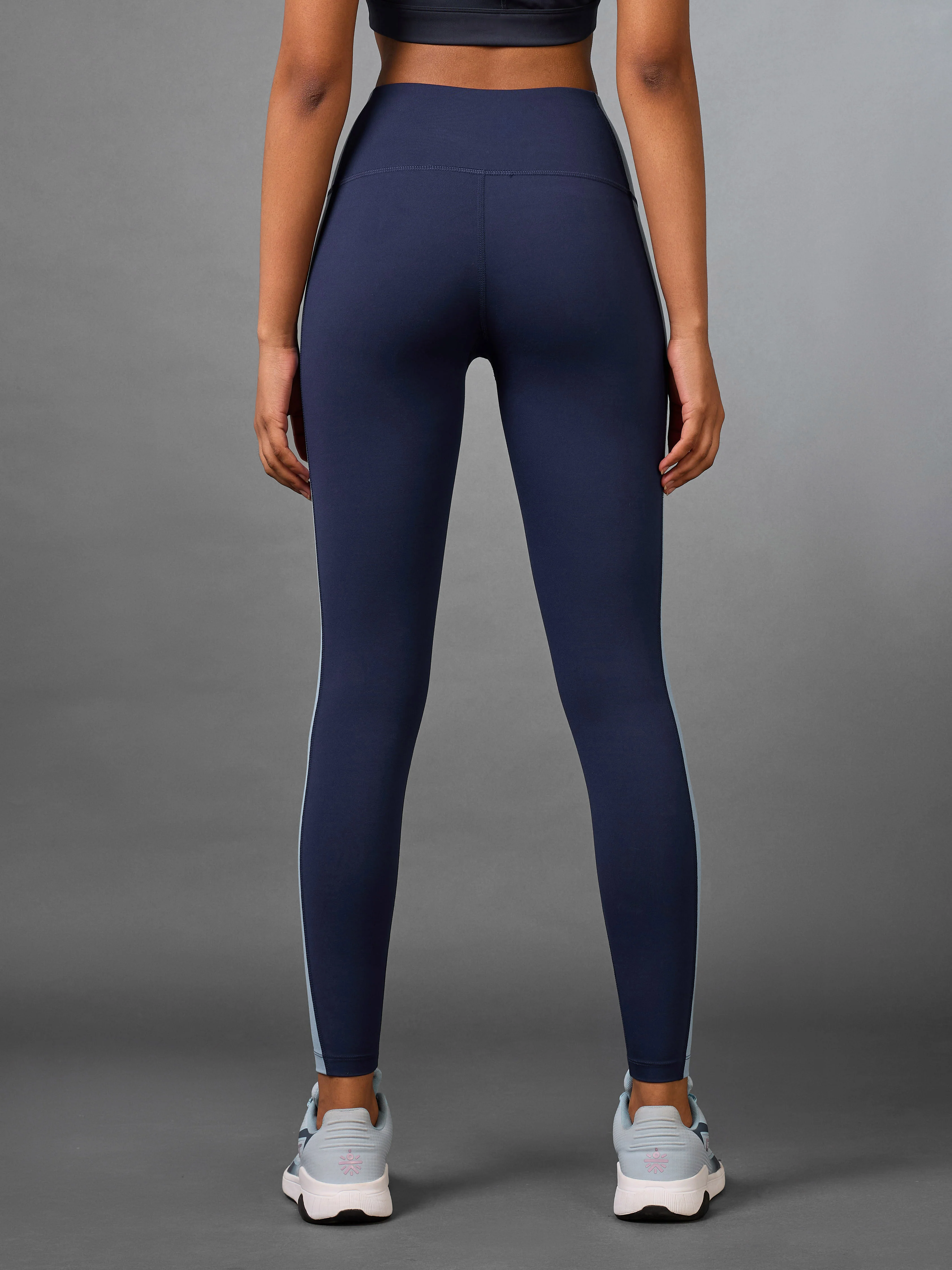 Women's Navy Transform COMFlex Tights - Image 6