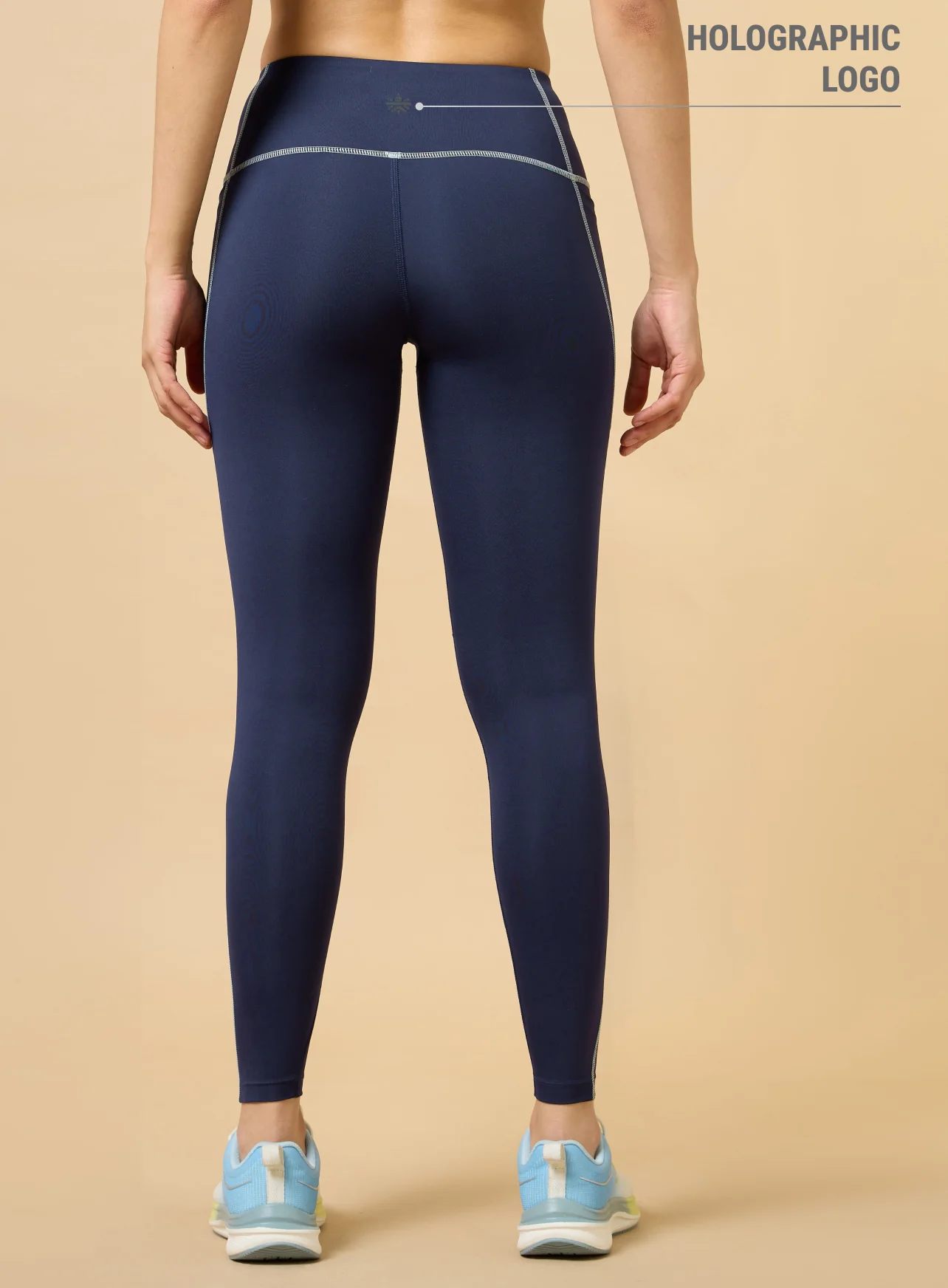 Women's Navy True Performance Sculpted COMFlex Tights - Image 6