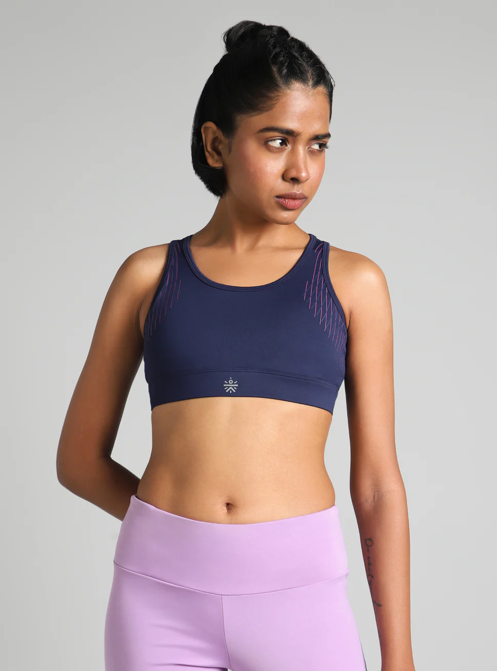 Women's Navy True Strength High Support Sports Bra - Image 4