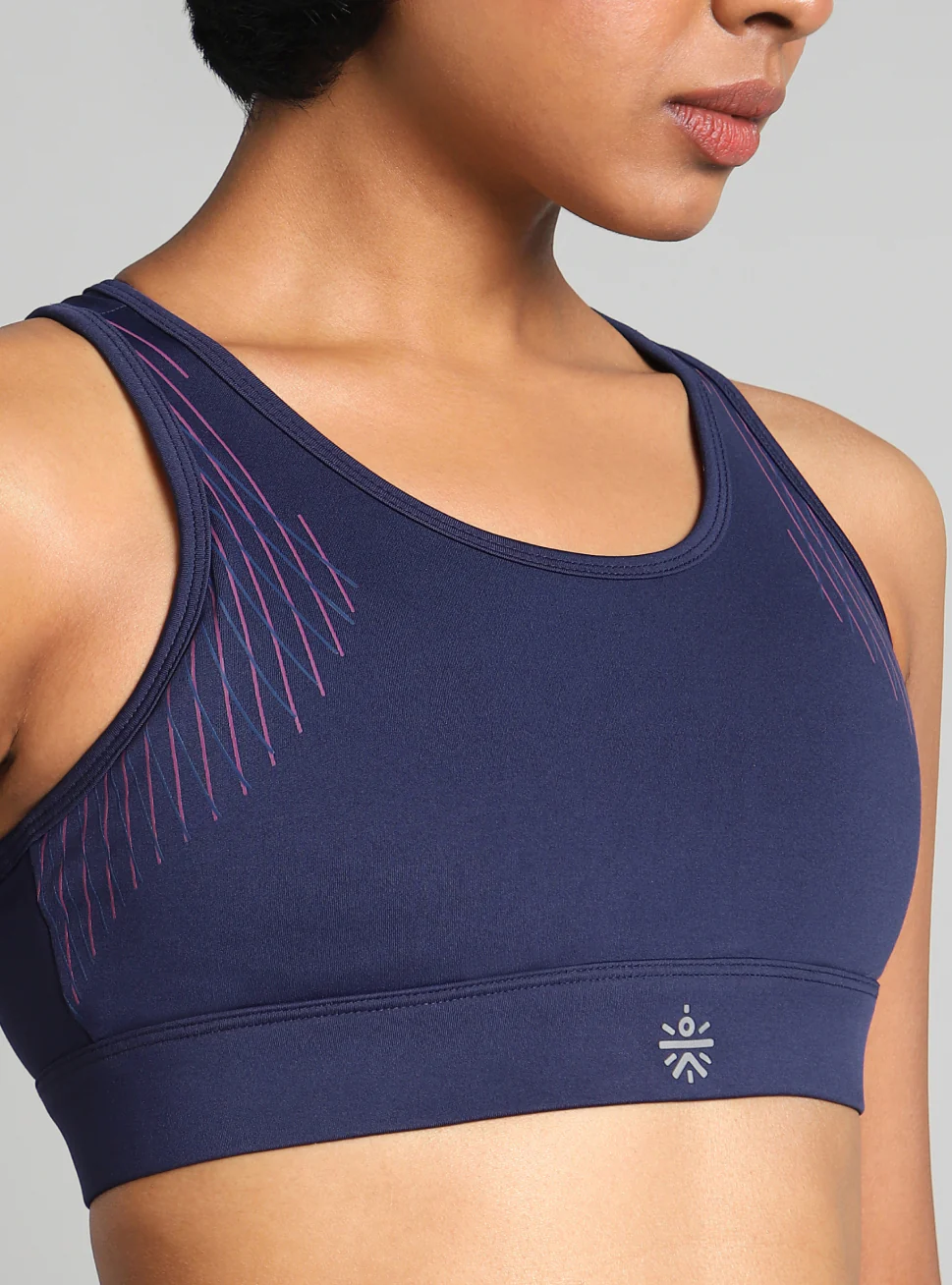 Women's Navy True Strength High Support Sports Bra - Image 7