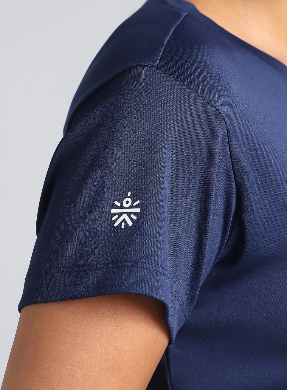 Women's Navy Ultimate Performance Recycled Poly T-shirt - Image 10