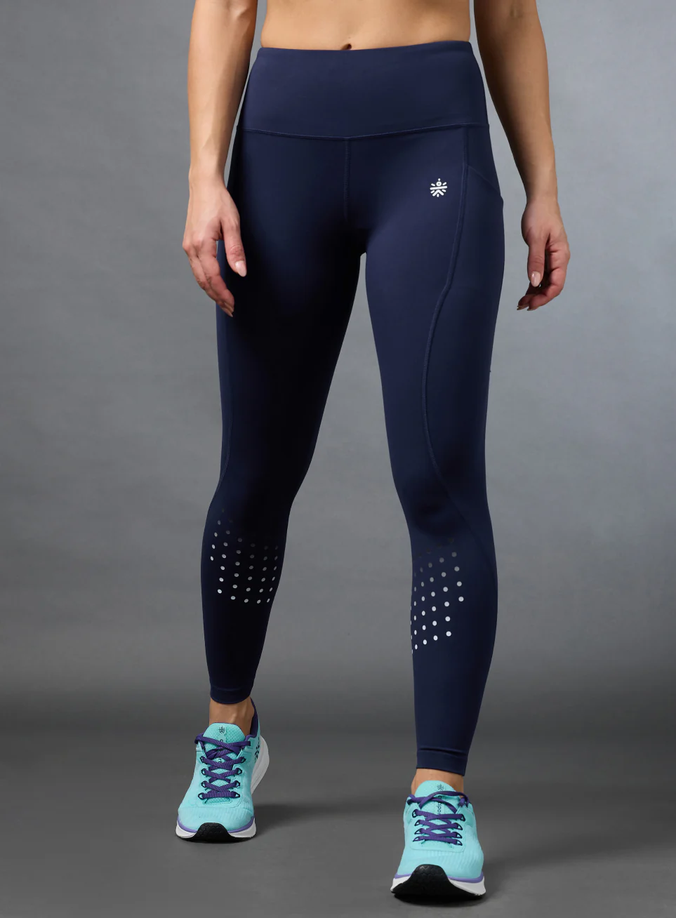 Women's Navy Ultimate Run COMFLex Tights - Image 11