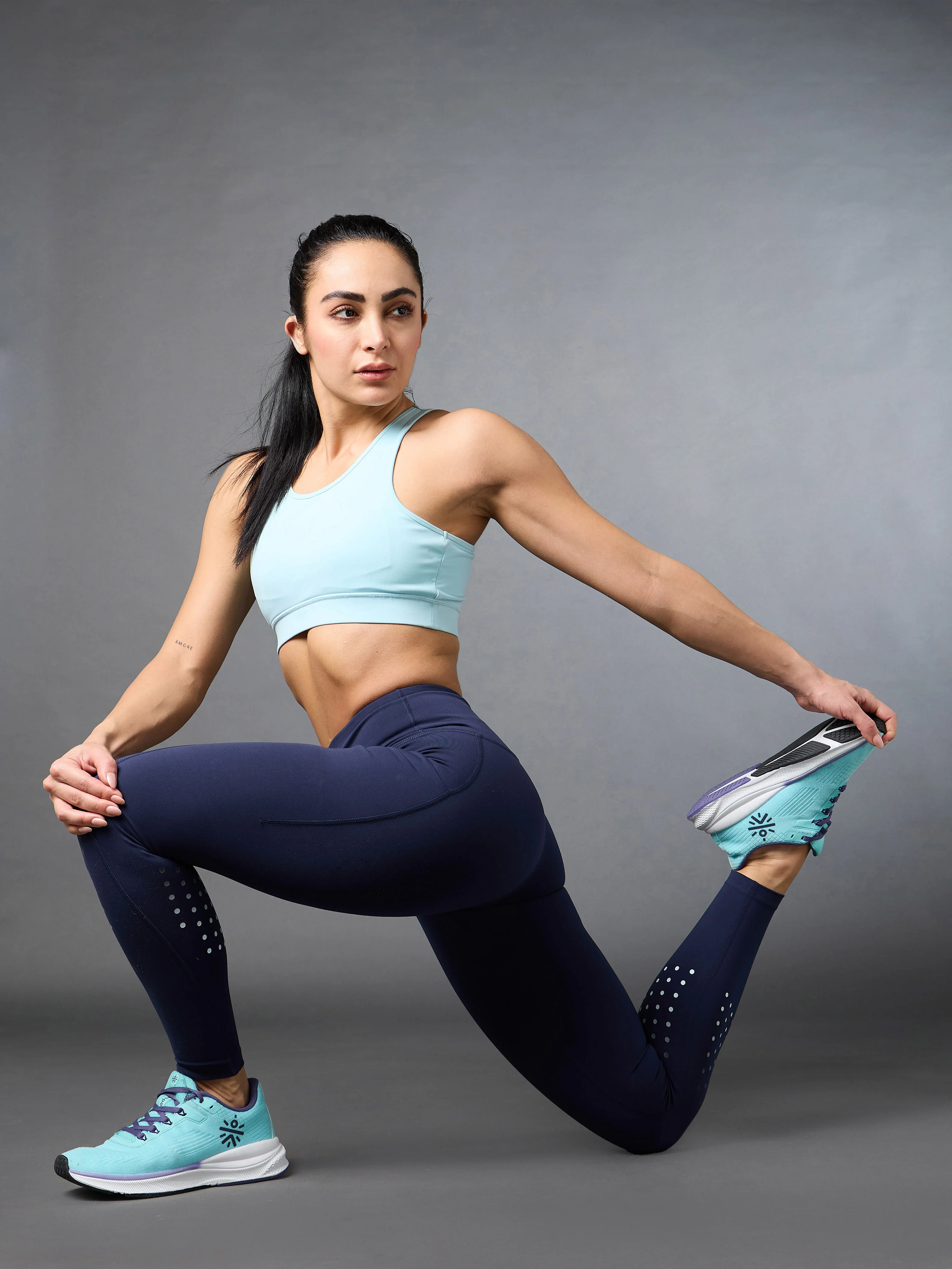 Women's Navy Ultimate Run COMFLex Tights - Image 3