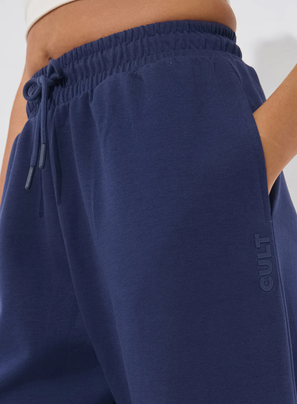 Women's Navy Ultra Luxe Classic Trackpants - Image 7