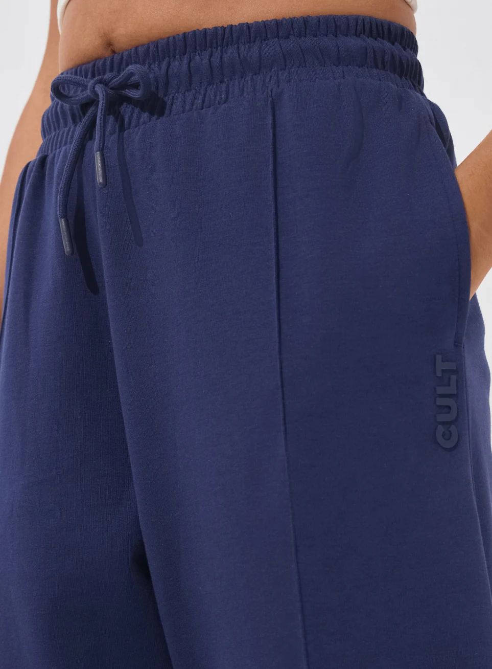 Women's Navy Ultra Luxe Tailored Trackpants - Image 7