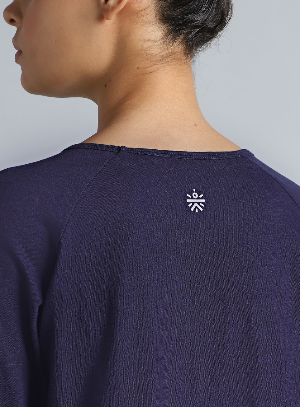 Women's Navy Yoga Flow Full Sleeve Top - Image 8