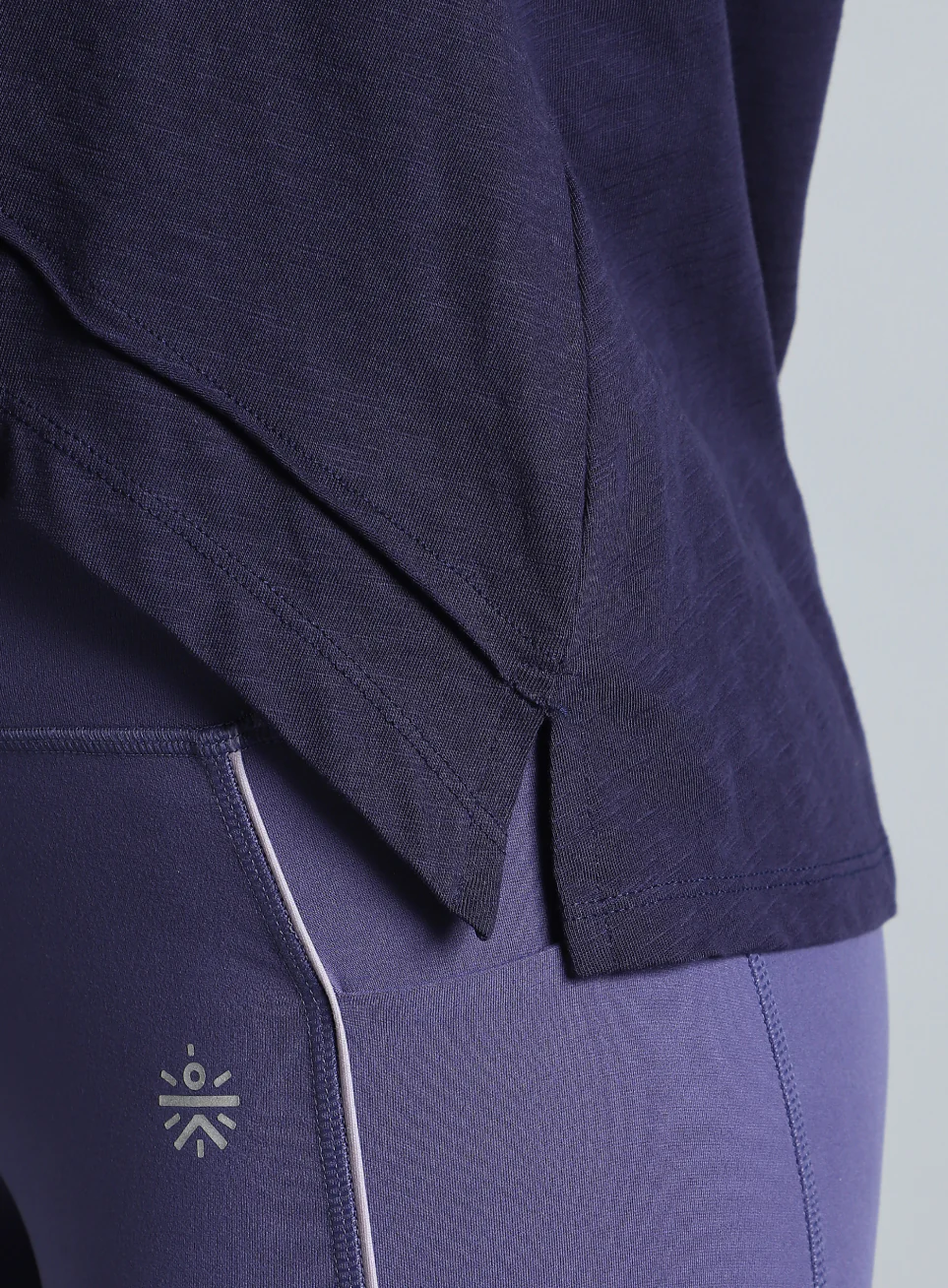 Women's Navy Yoga Flow Tank - Image 7
