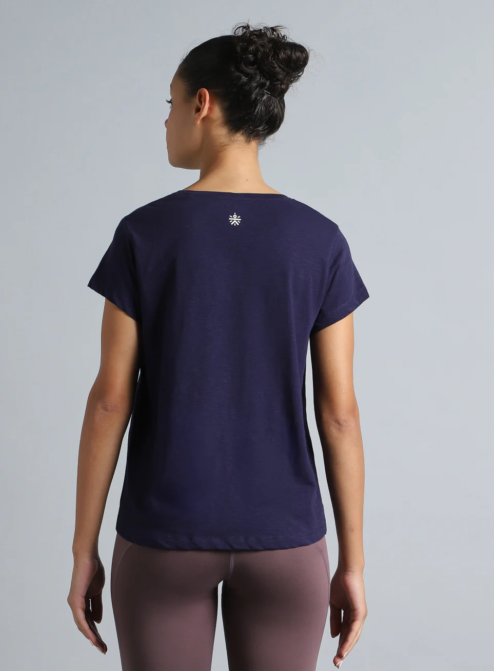 Women's Navy Yoga Flow Top - Image 6
