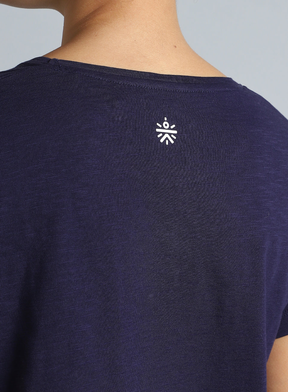 Women's Navy Yoga Flow Top - Image 7