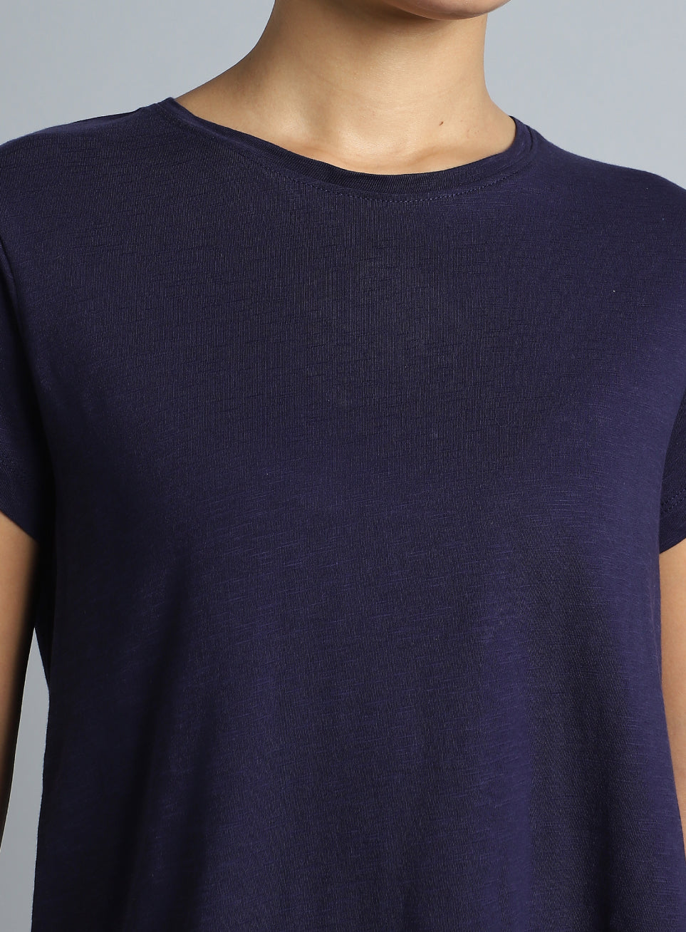 Women's Navy Yoga Flow Top - Image 8