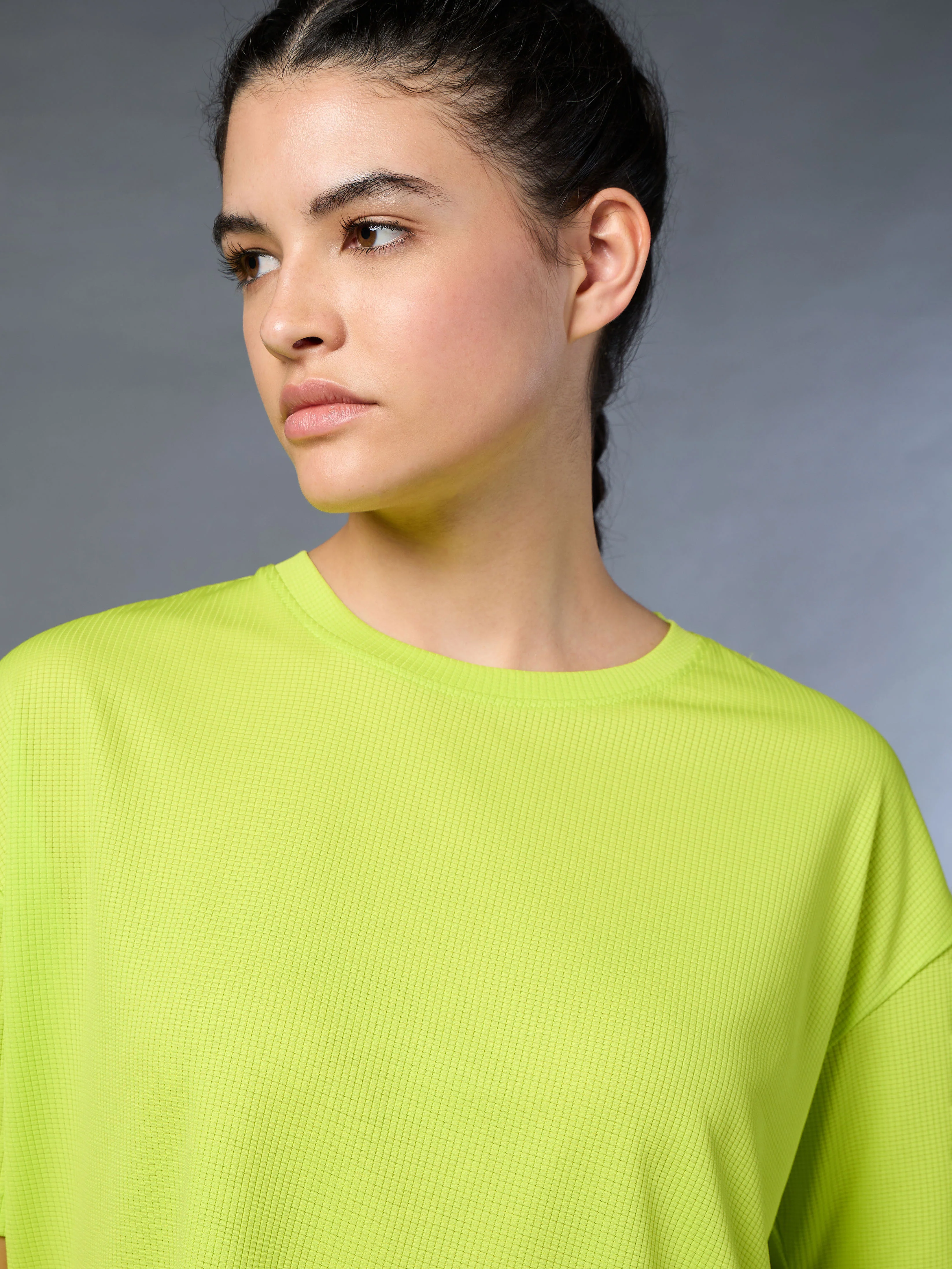 Women's Neon Green Cropped T-shirt - Image 7
