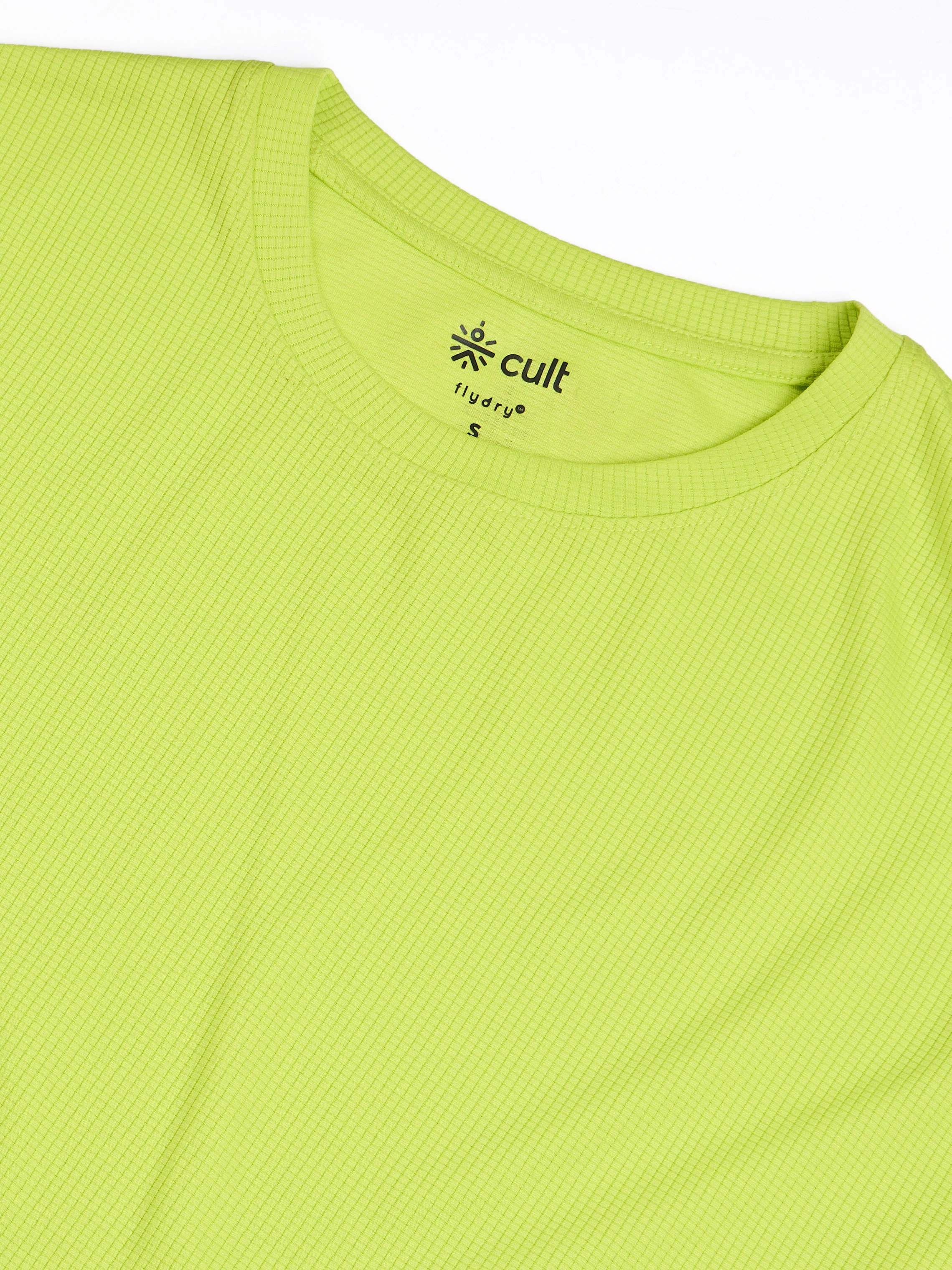 Women's Neon Green Cropped T-shirt - Image 9
