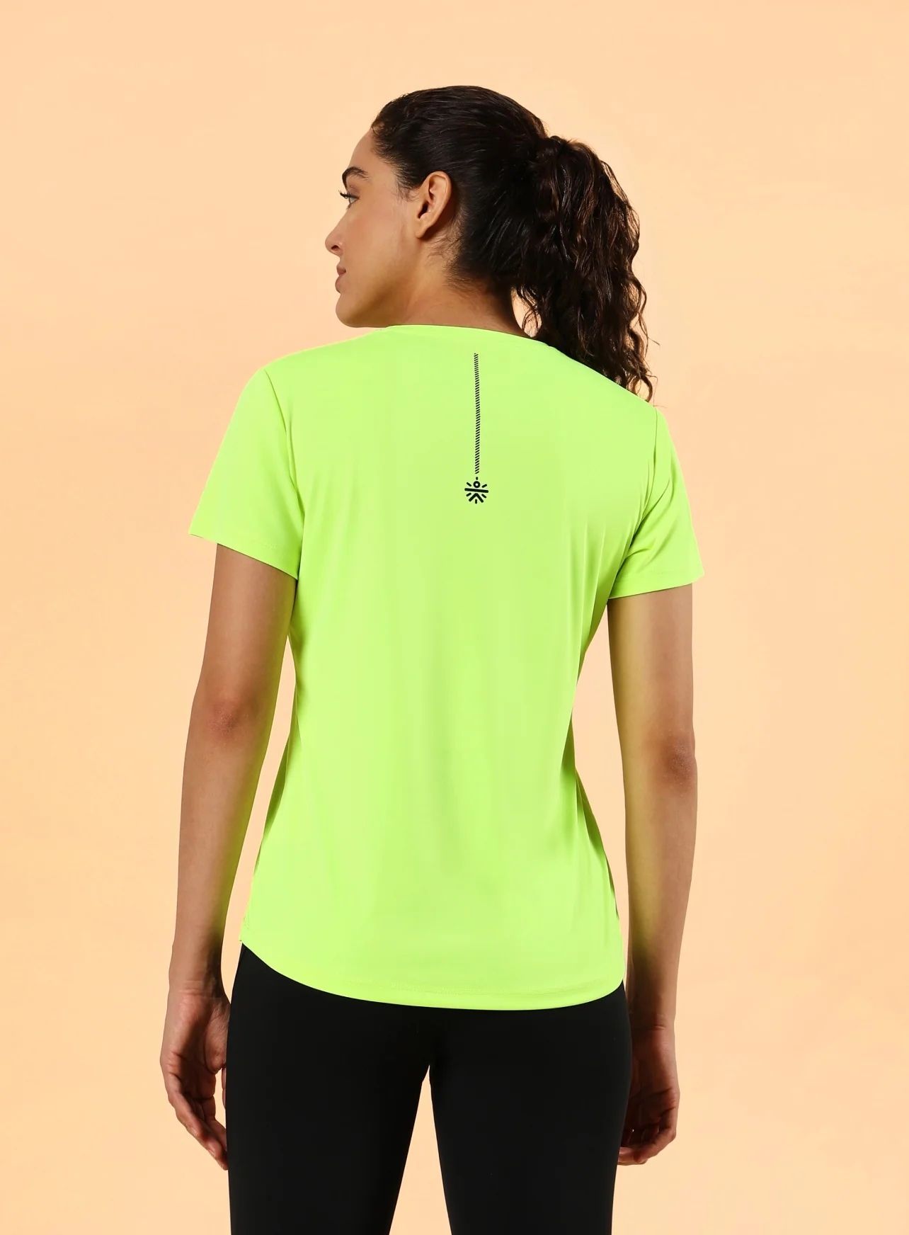 Women's Neon Green Training T-shirt - Image 6