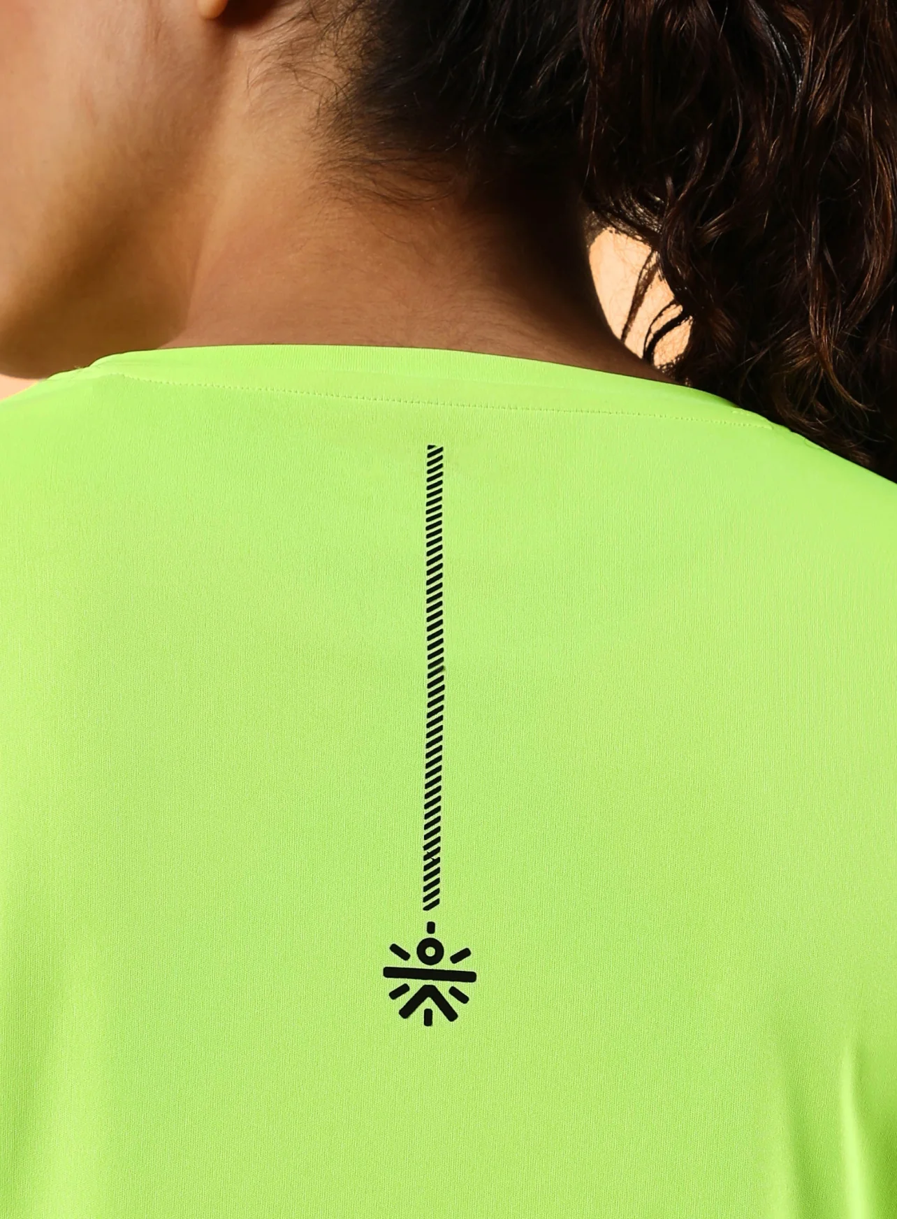 Women's Neon Green Training T-shirt - Image 7