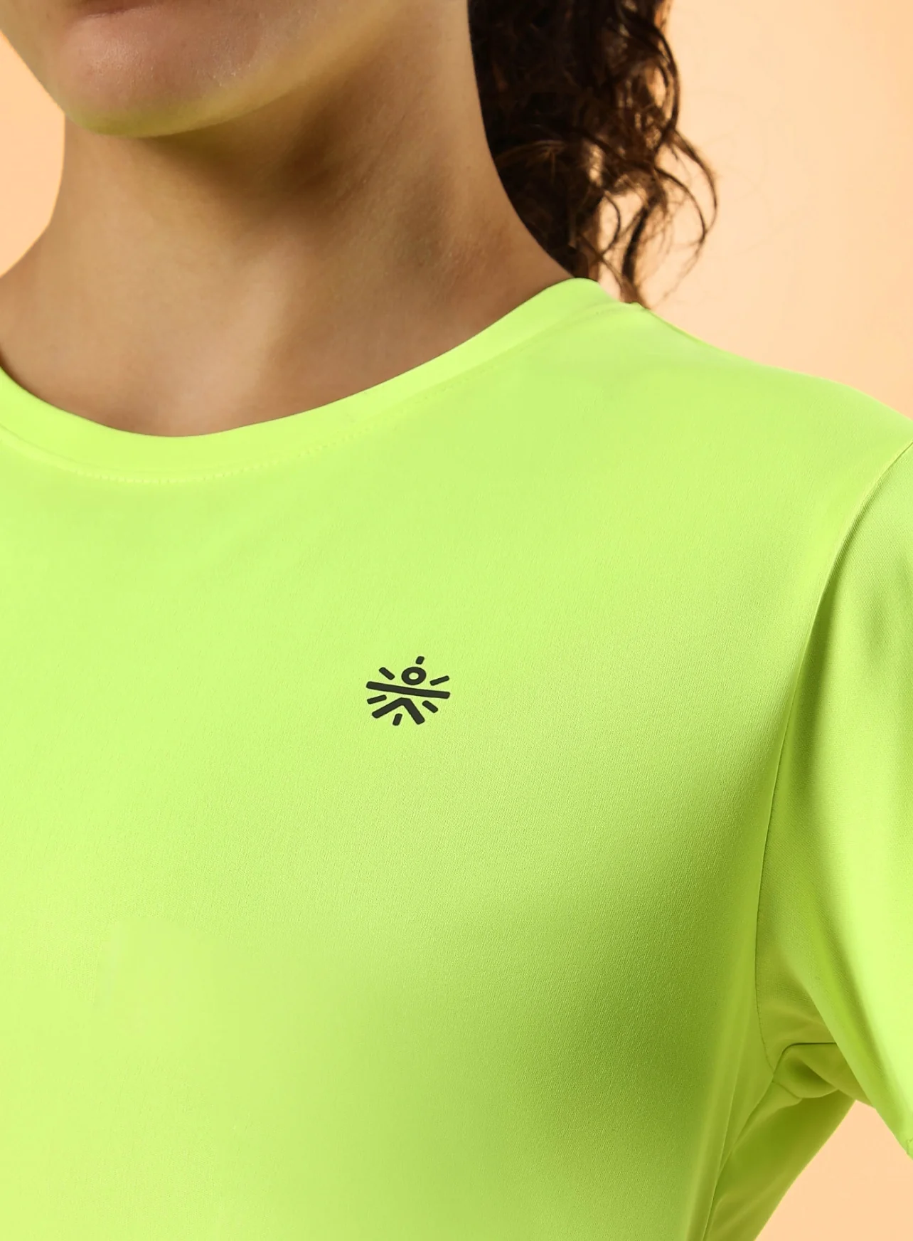 Women's Neon Green Training T-shirt - Image 8