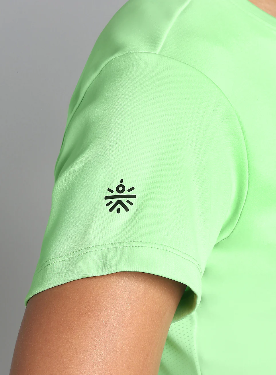 Women's Neon Green Ultimate Performance Recycled Poly T-shirt - Image 10