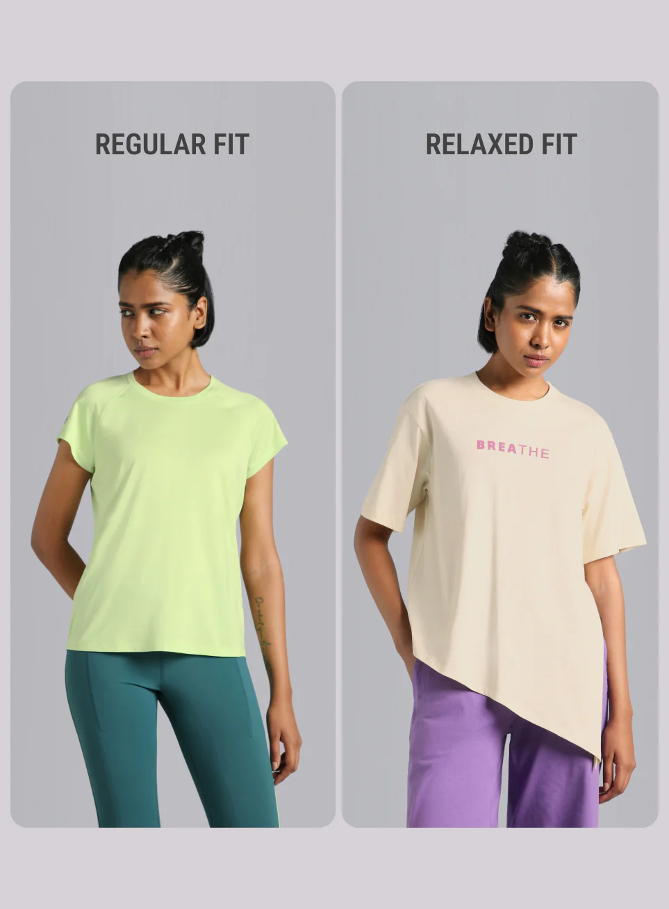 Women's Off White Flow Side Tie Up Relaxed fit T-shirt - Image 11