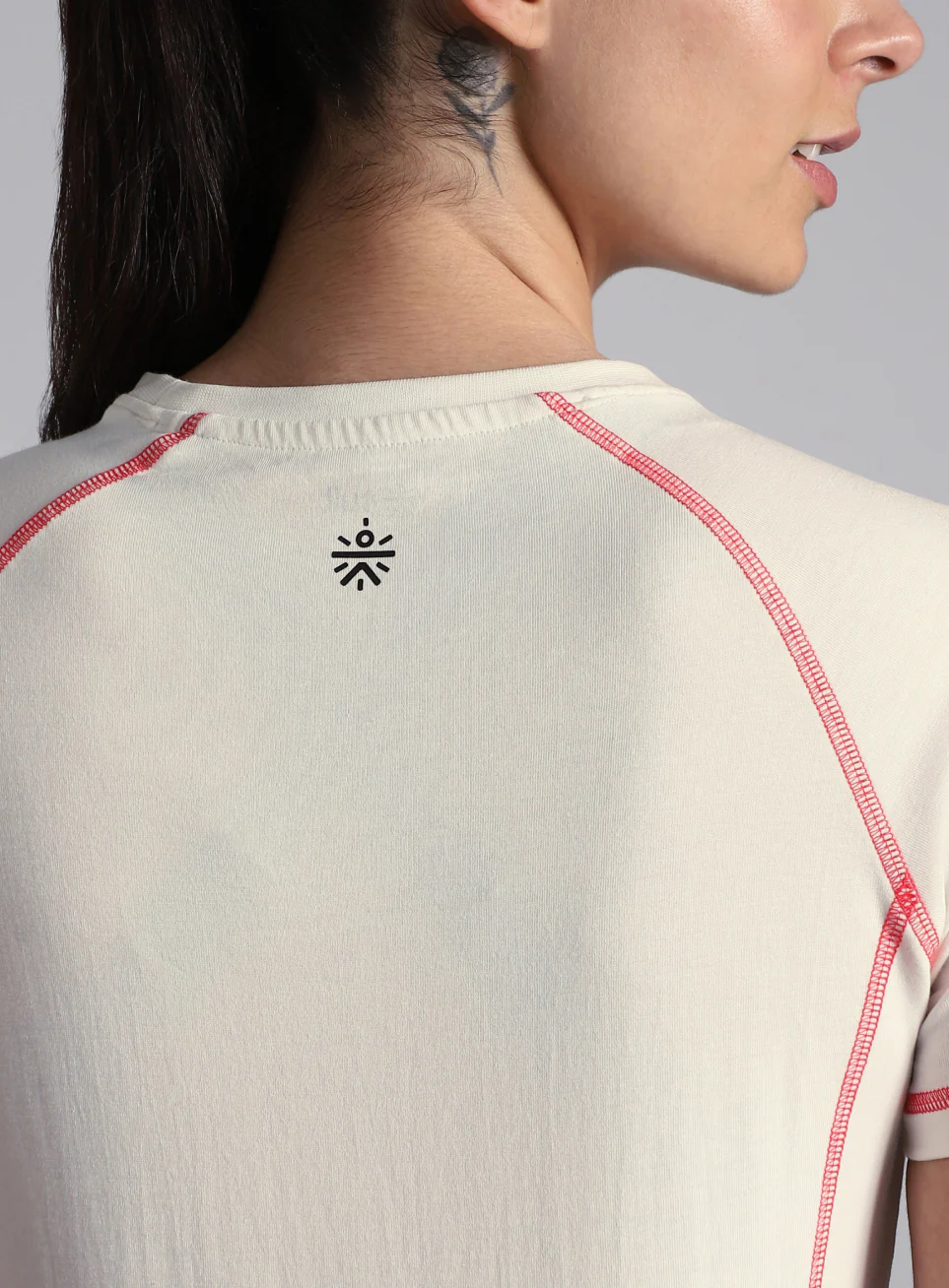 Women's Off White Power Line T-shirt - Image 8
