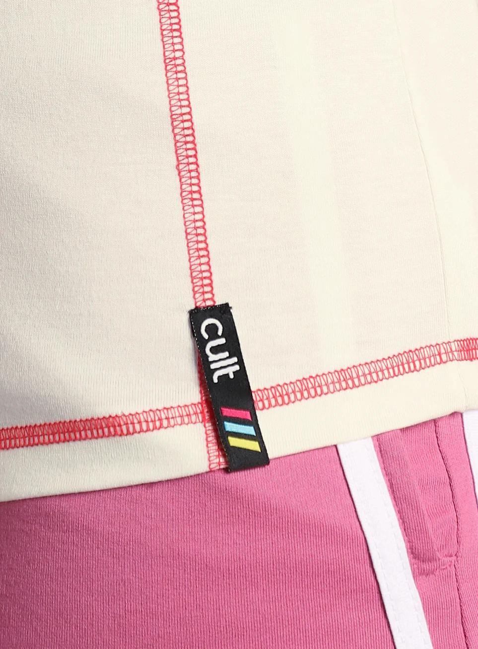 Women's Off White Power Line T-shirt - Image 9