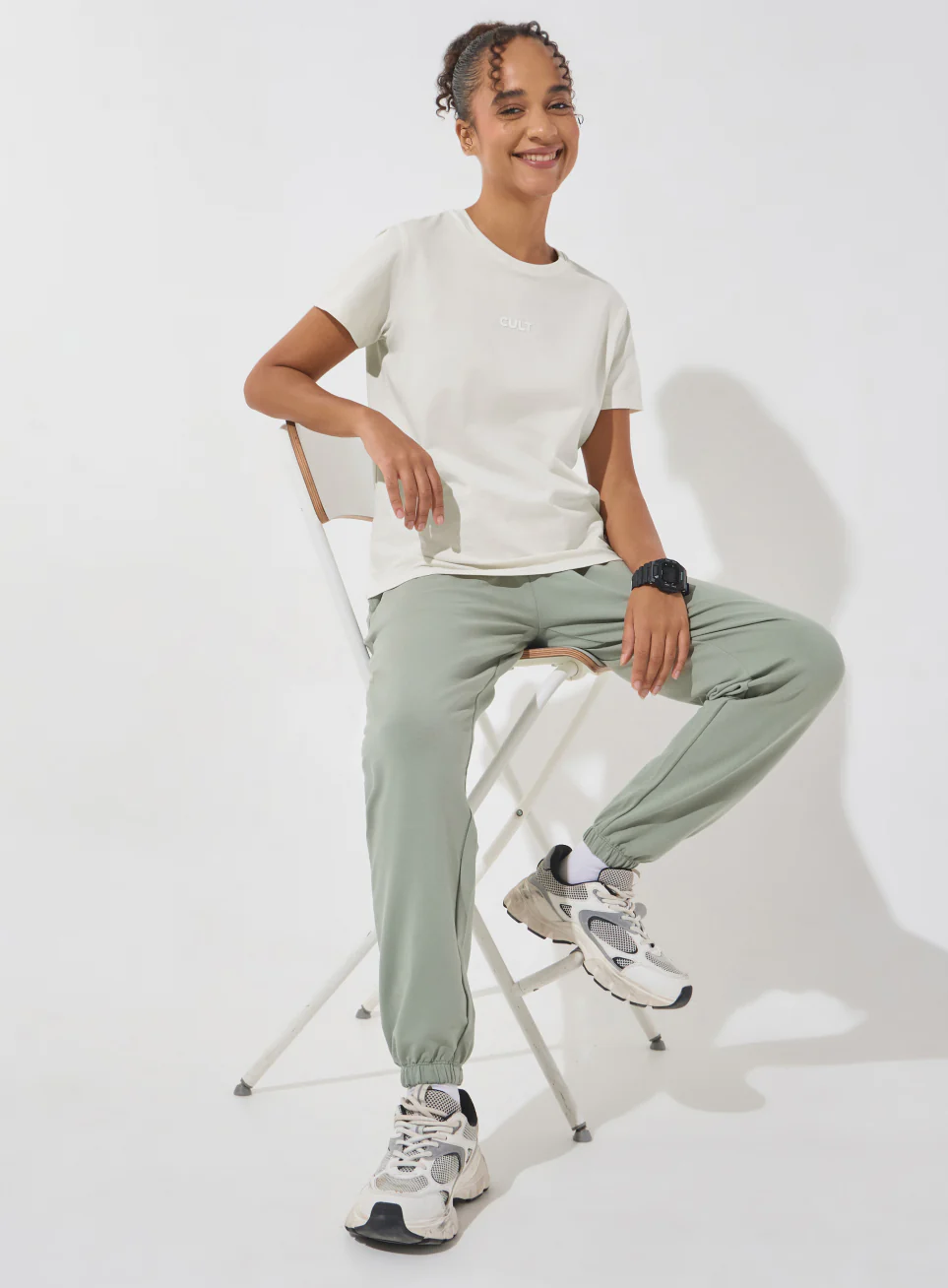 Women's Off-White Soft Form Classic T-shirt - Image 3