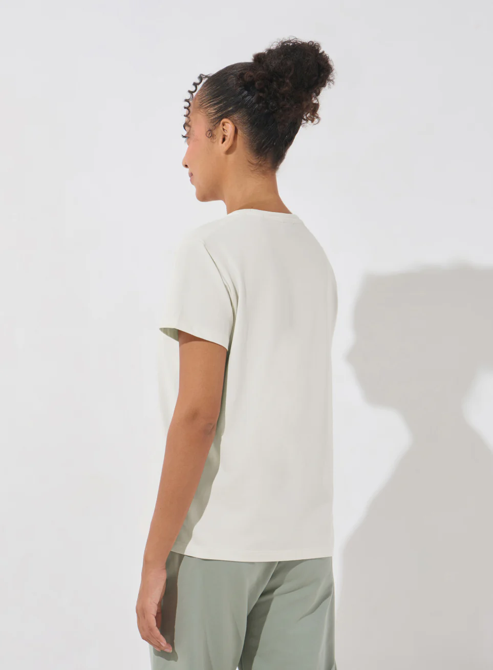 Women's Off-White Soft Form Classic T-shirt - Image 6