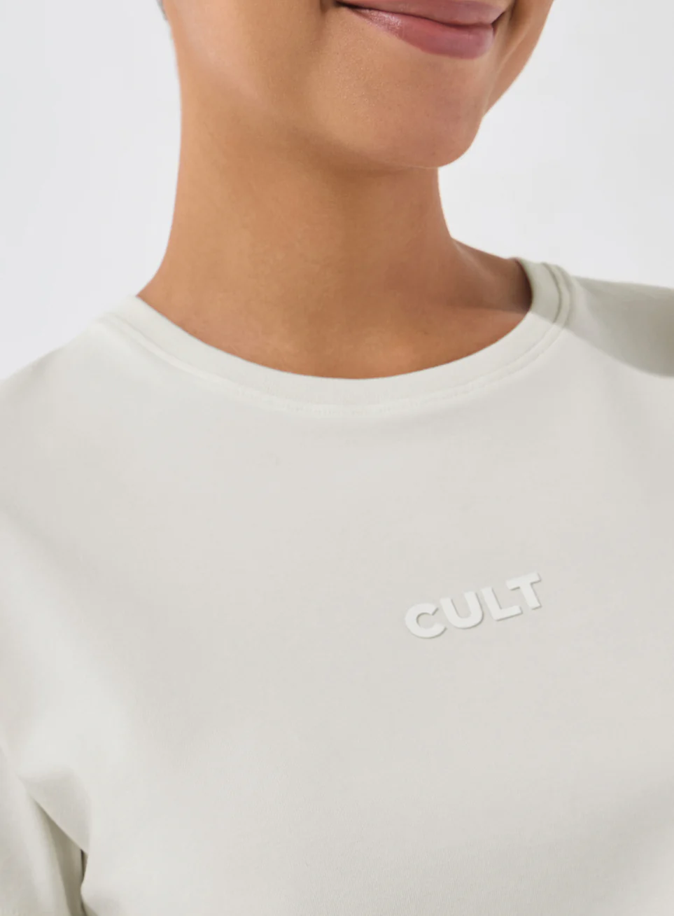 Women's Off-White Soft Form Classic T-shirt - Image 7