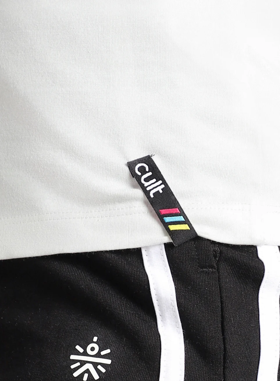 Women's Off White Sporty Graphic T-shirt - Image 9