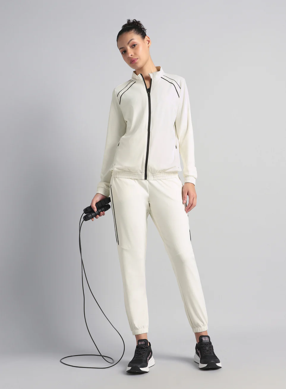 Women's Off White Train All Format Track Suit - Image 2
