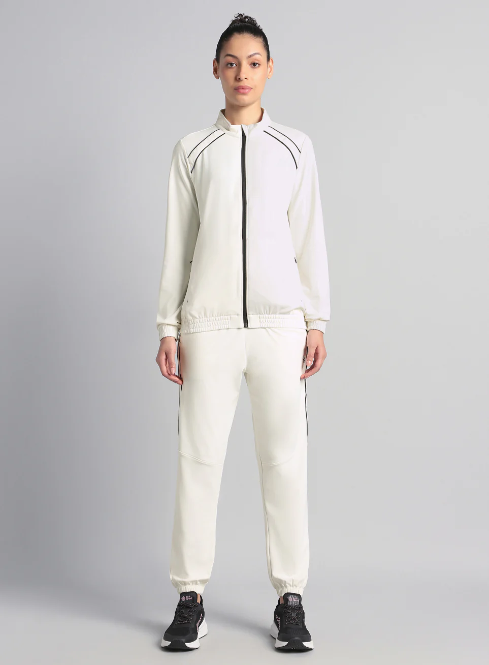 Women's Off White Train All Format Track Suit - Image 4