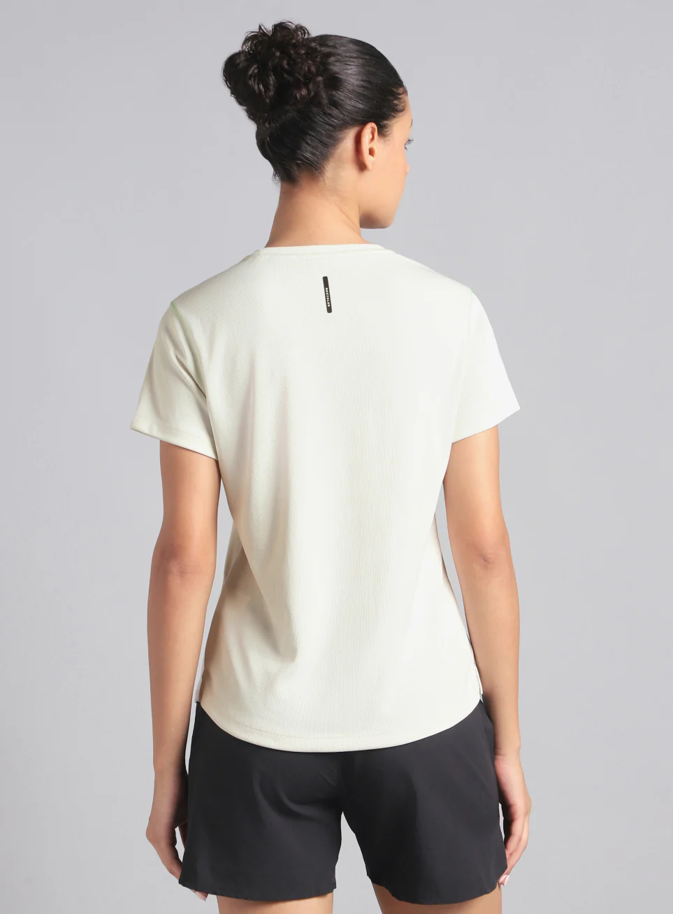 Women's Off White Training Essential Recycled Poly T-Shirt - Image 6