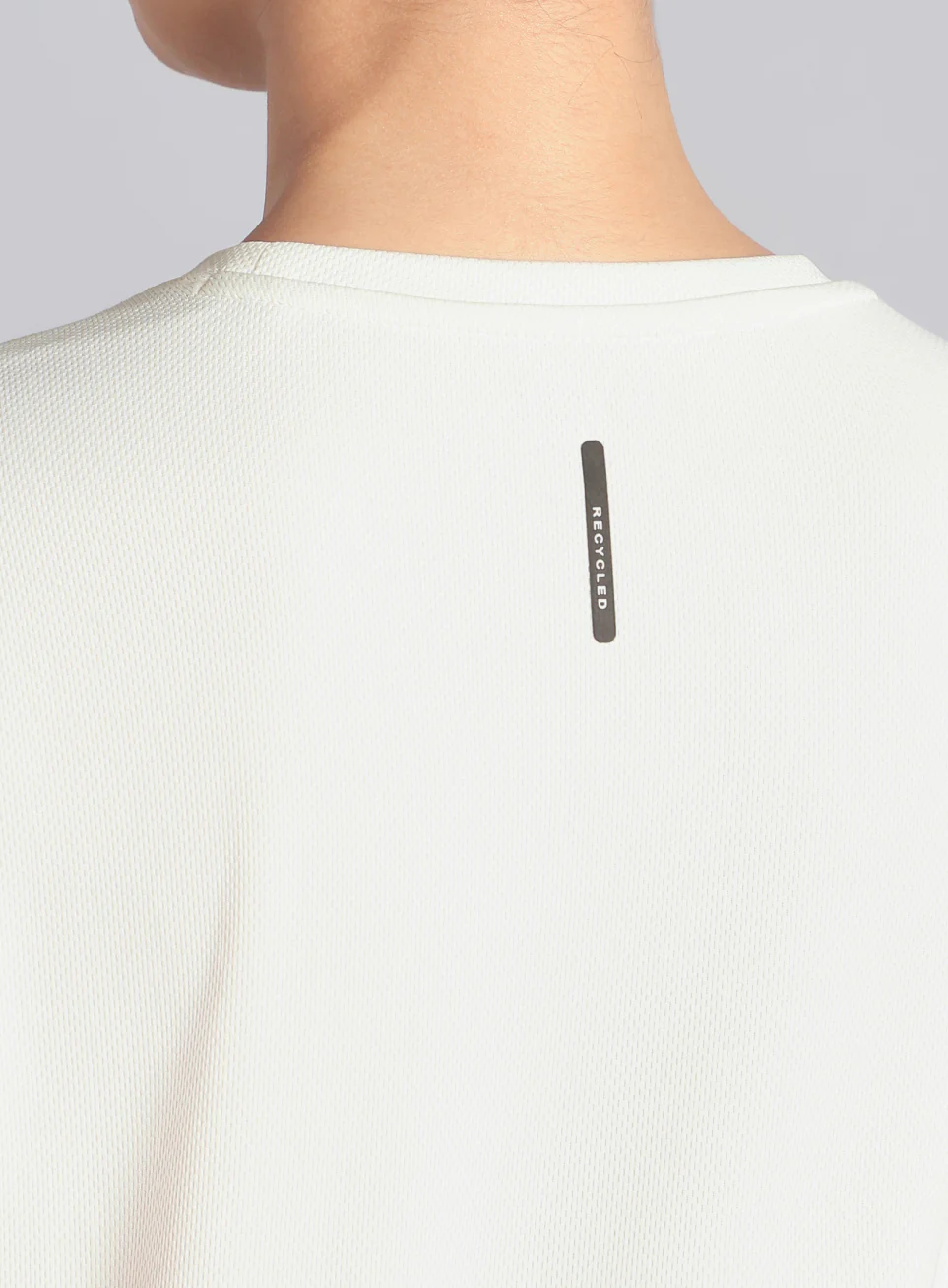 Women's Off White Training Essential Recycled Poly T-Shirt - Image 8