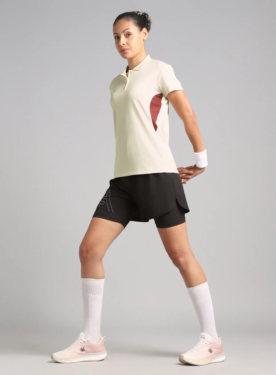 Women's Off White True Performance Polo T-shirt - Image 3