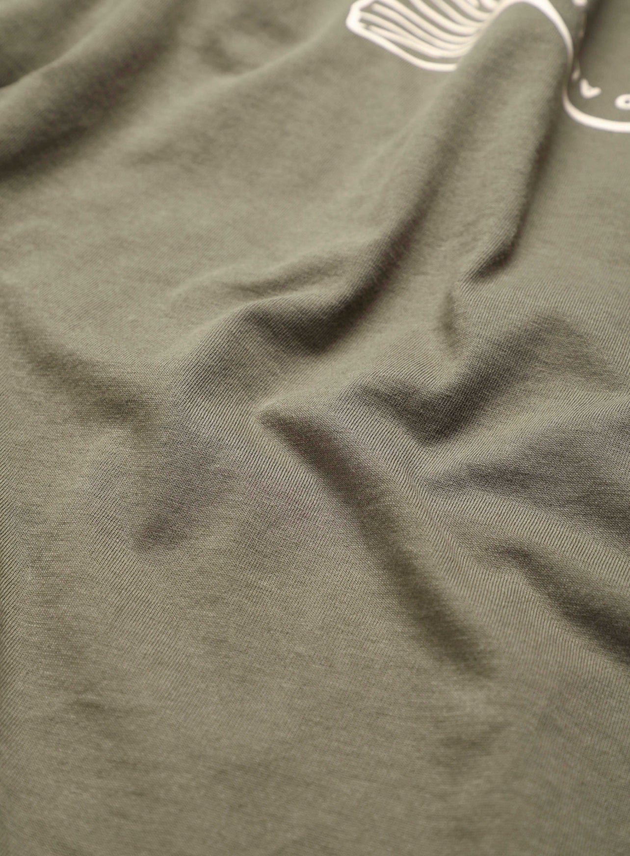 Women's Olive Pause and Align Printed T-shirt - Image 9