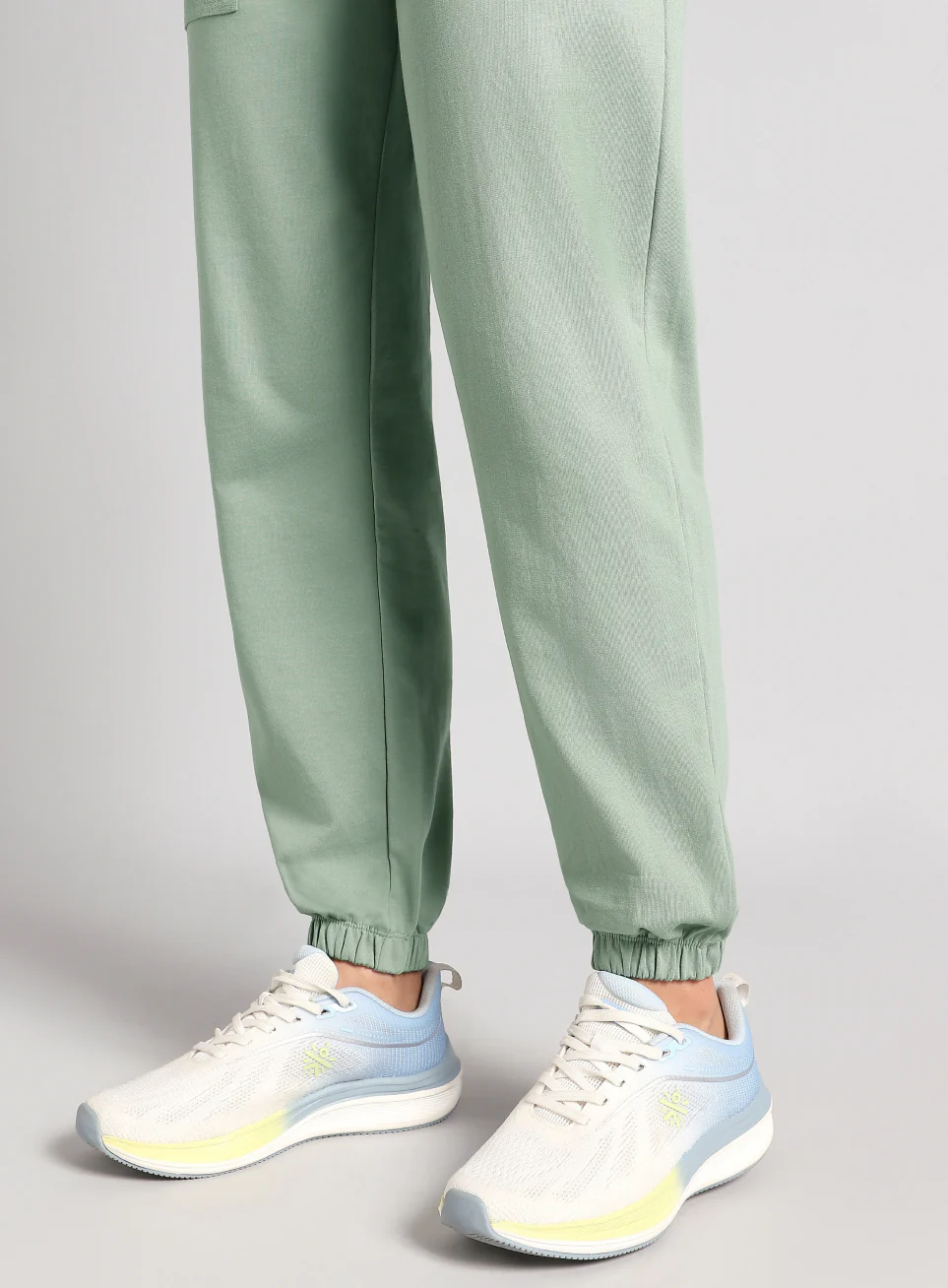 Women's Olive Play On Reverse Pocket Joggers - Image 8