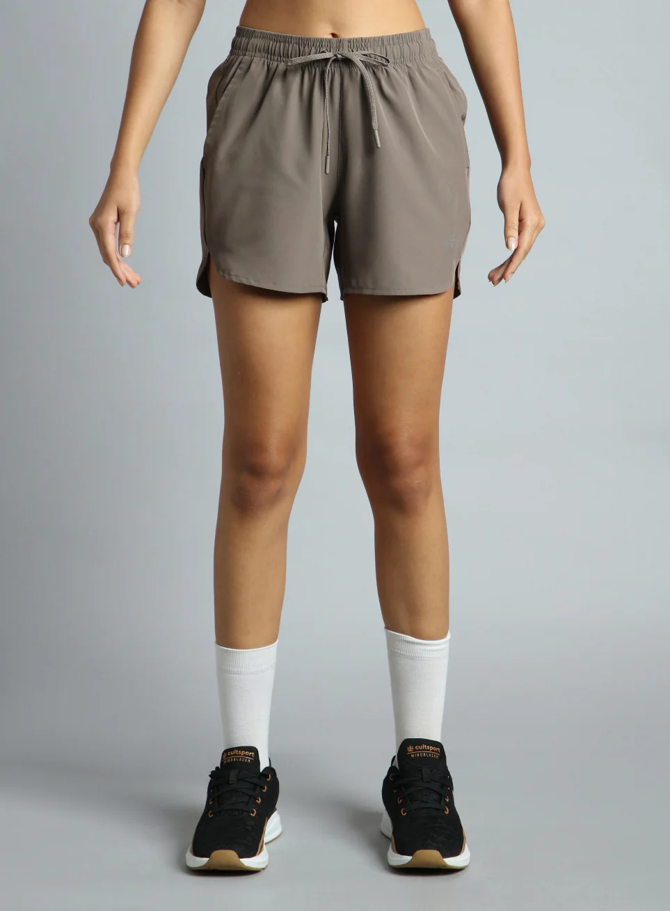 Women's Brown Running Essential Shorts - Image 4
