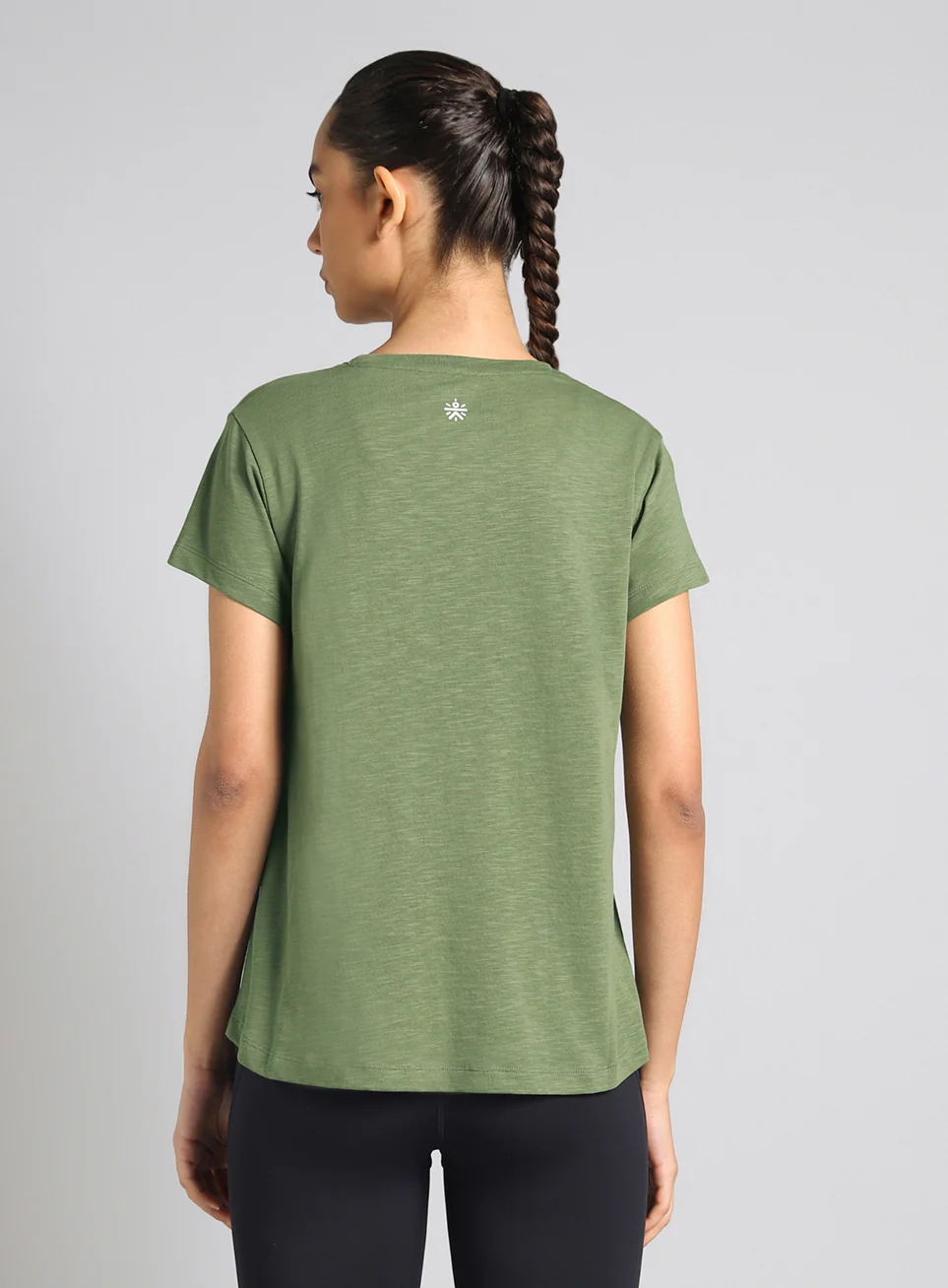 Women's Olive Yoga Flow Top - Image 6