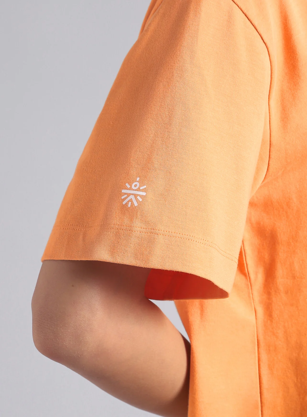 Women's Orange Graphic Relaxed Fit T-shirt - Image 8