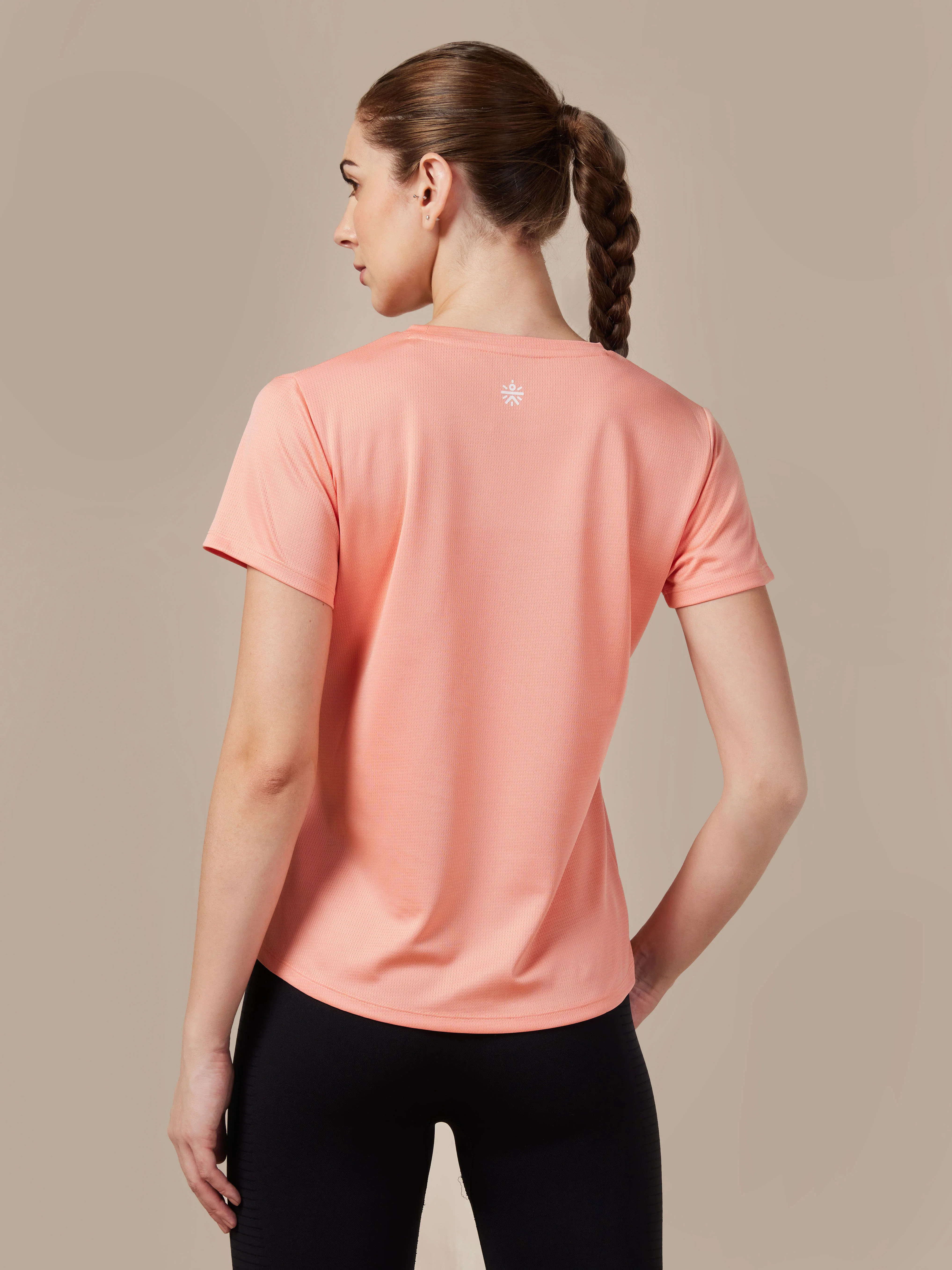 Women's Orange Performance T-shirt - Image 3
