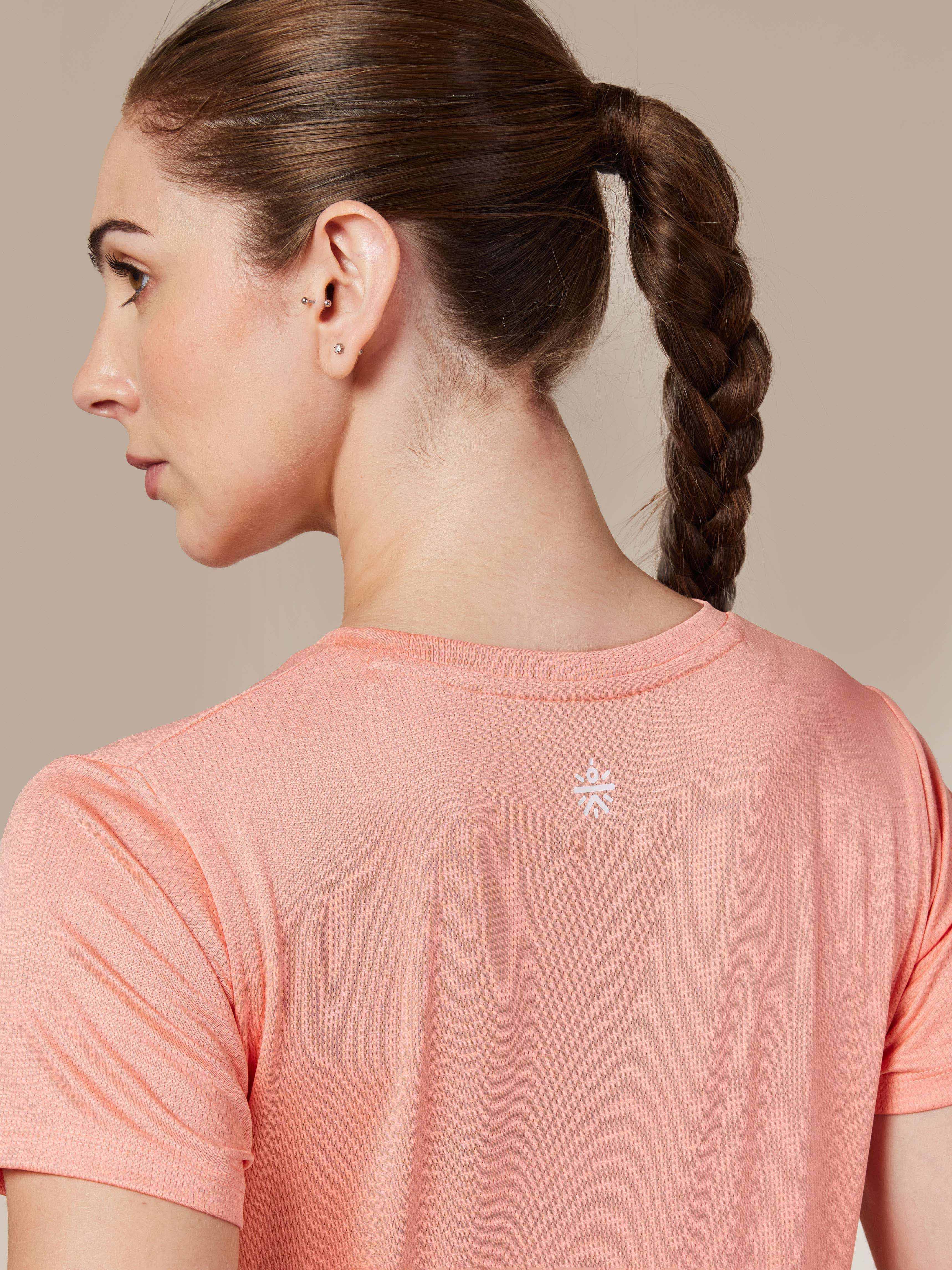 Women's Orange Performance T-shirt - Image 5
